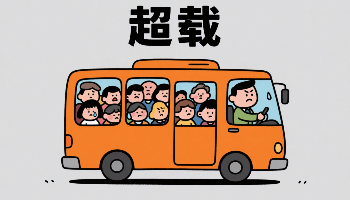 核载6人实载7人算超载吗 怎么处罚
